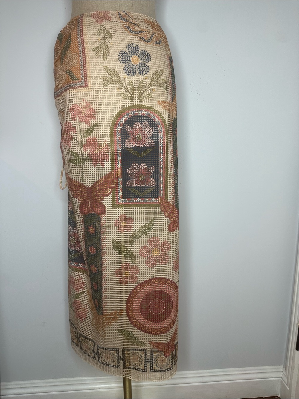 Agua Bentida Tock Fiore Cover-Up Skirt - Picture 8 of 10